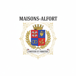 Sweatshirt Maisons-Alfort - Blason Officiel | J'adore Ma Ville